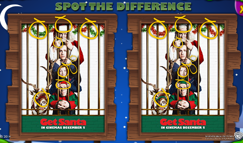 Santa Spot the Difference